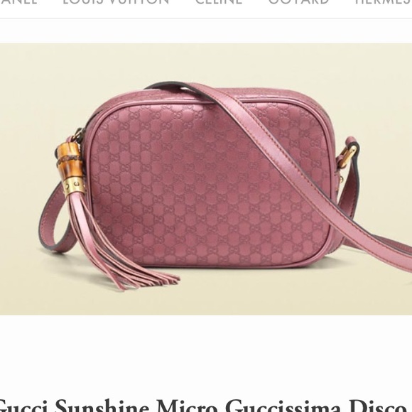 GUCCI GUCCIsima disco over the shoulder/cross bod - Picture 2 of 2